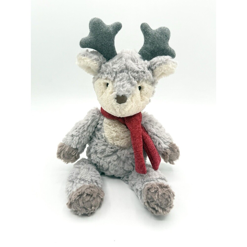 Mary Meyer Reindeer Holiday Putty Collection Baby Toy Plushie Glitters 11 Inch